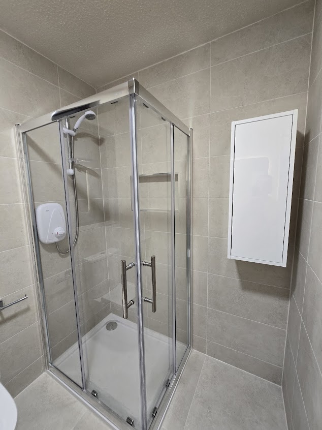 Finished bathroom renovation by Handyman Services
